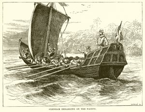 Oxenham Embarking on the Pacific by English School