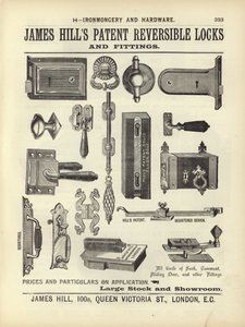 Page from The Architects, Surveyors and Engineers Compendium 1892 by English School