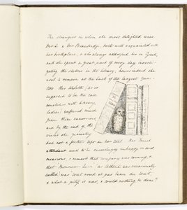 Page from The Life and Death of Athena, an Owlet from the Parthenon