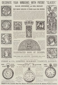 Page of Advertisements by English School