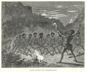 Palti Dance, or Corrobboree by English School