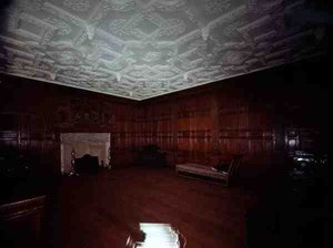 Panelling and Chimney-piece from the Old Palace, Bromley-by-Bow, c.1605 by English School