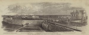 Panoramic View of the Broadstone Railway Terminus by English School