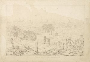 Paris from the Heights of Belle Ville, 1815