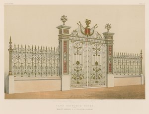 Park Entrance Gates by English School