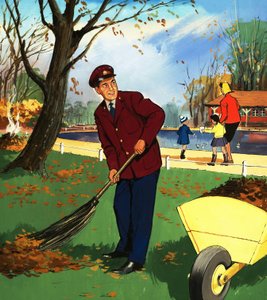 Park Attendant by English School