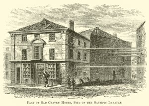 Part of Old Craven House, Site of the Olympic Theatre by English School