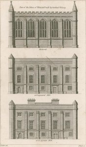 Part of the Palace of Whitehall built by Cardinal Wolsey by English School