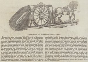 Patent Road and Street Cleansing Machine by English School