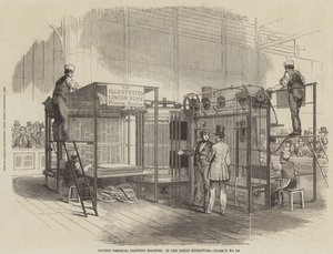 Patent Vertical Printing Machine, in the Great Exhibition, Class C, No 122 by English School