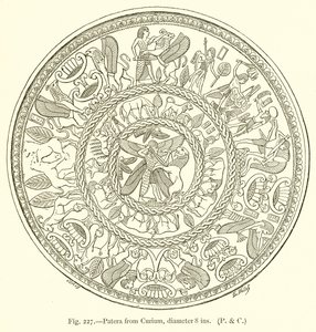 Patera from Curium, Diameter 8 inches by English School