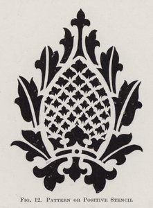 Pattern or Positive Stencil by English School