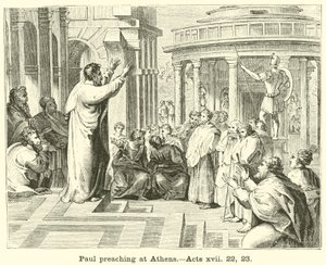 Paul preaching at Athens by English School