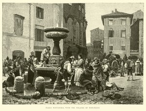 Piazza Montanara, with the Theatre of Marcellus by English School