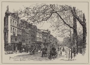 Piccadilly, from the West by English School