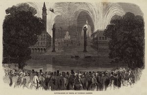 Picture-Model of Venice, at Vauxhall Gardens by English School