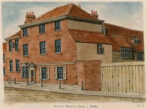 Pied Bull Inn, Islington by English School