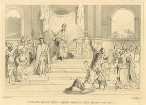 Pilate Saith Unto Them, Behold the Man!, John XIX, 5 by English School