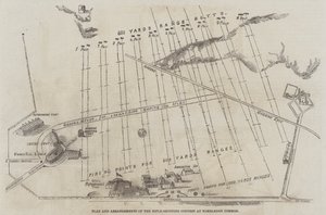 Plan and Arrangements of the Rifle-Shooting Contest at Wimbledon Common by English School