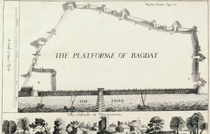 Plan of Baghdad, from an English translation of Les Six Voyages de J.B. Tavernier by English School