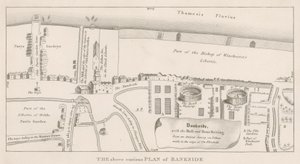 Plan of Bankside, Southwark by English School