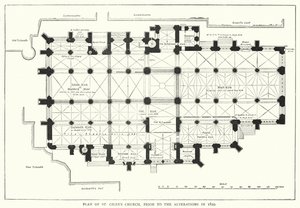 Plan of St Giles