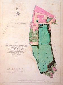Plan of the Stag Brewhouse Premises and Estate, original manuscript drawing from the offices of George Saunders, c.1807