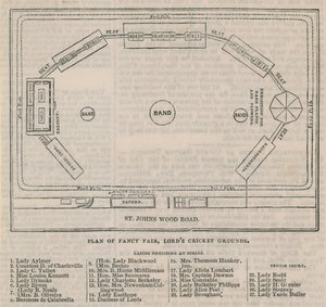 Plan of the Fancy Fair at Lord