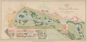 Plan of the proposed alterations to St James