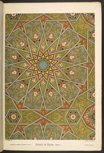 Plate i, from Studies in Design by English School