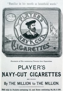 Players Navy Cut Cigarettes, 20th Century by English School