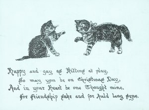 Playful Kittens by English School
