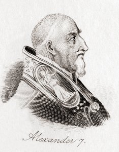 Pope Alexander VII by English School