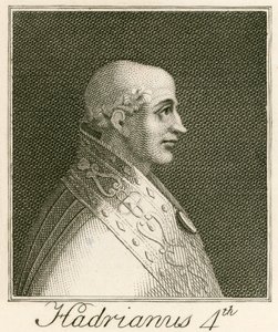 Pope Hadrian IV by English School