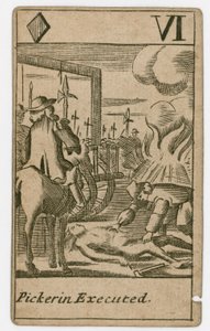 Popish Plot Playing Card by English School