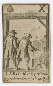 Popish Plot Playing Card by English School