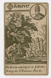 Popish Plot Playing Card by English School