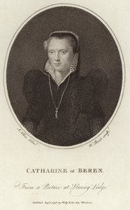 Portrait of Catharine of Beren by English School