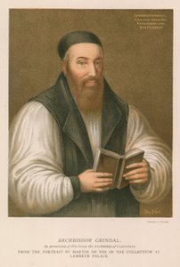 Portrait of Edmund Grindal by English School