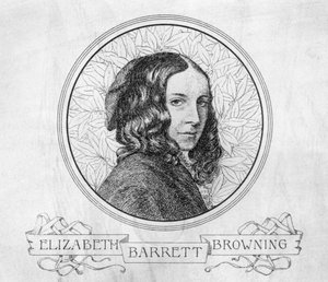 Portrait of Elizabeth Barrett Browning (1806-61)