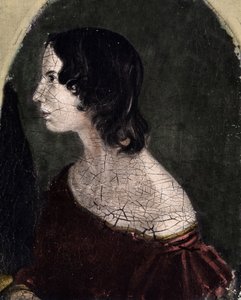 Portrait of Emily Jane Bronte, British poet and writer (1818-1848) National Portrait Gallery by English School