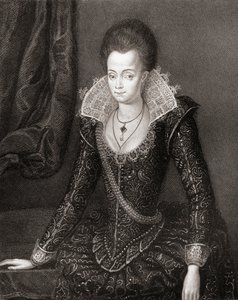 Portrait of Lady Arabella Stuart from Lodges British Portraits, 1823