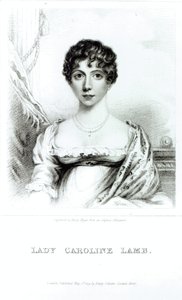 Portrait of Lady Caroline Lamb engraved by Henry Meyer