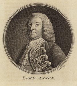Portrait of Lord Anson by English School
