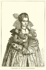 Portrait of Queen Elizabeth by English School