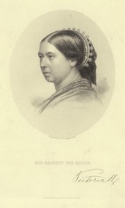 Portrait of Queen Victoria by English School
