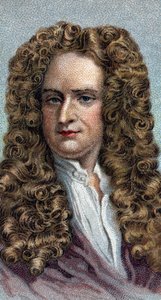 Portrait of Sir Isaac Newton 1642-1727, English Physicist and Mathematician - From Series 