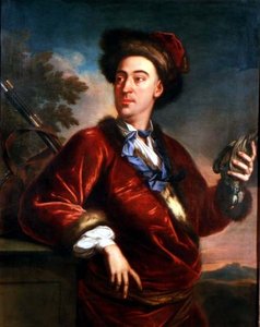 Portrait of a Gentleman Holding a Dead Bird by English School