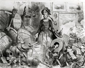 Portrait of the Celebrated Mis(s)-Management Respectfully Dedicated to Her Admirers, 1855 by English School