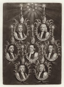Portrait of the Seven Bishops by English School